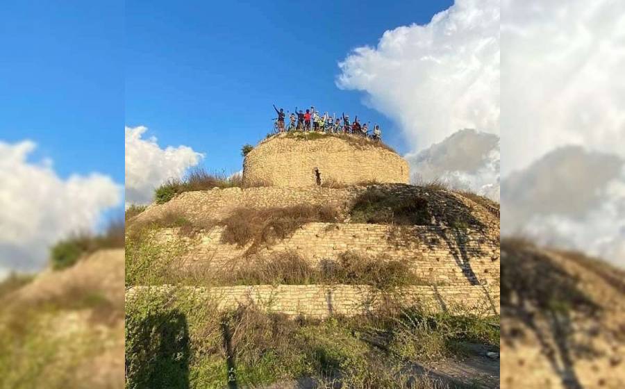 Reportan daño a pirámide de Tamaulipas; se subieron "bikers"