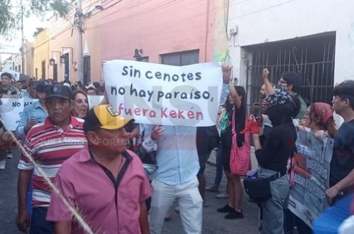 Izamal: Protestan contra una granja de cerdos