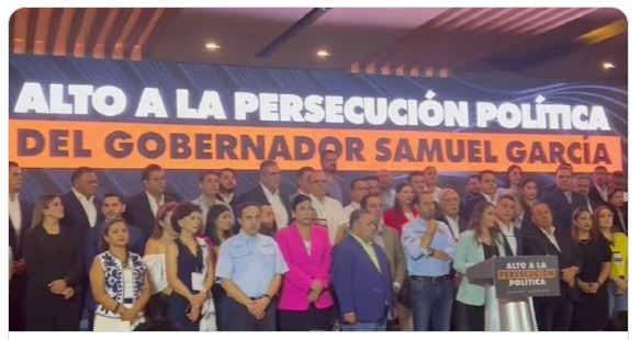 Estalla alcalde César Garza contra Samuel García: ‘A ver, cabrón, eres un cobarde’