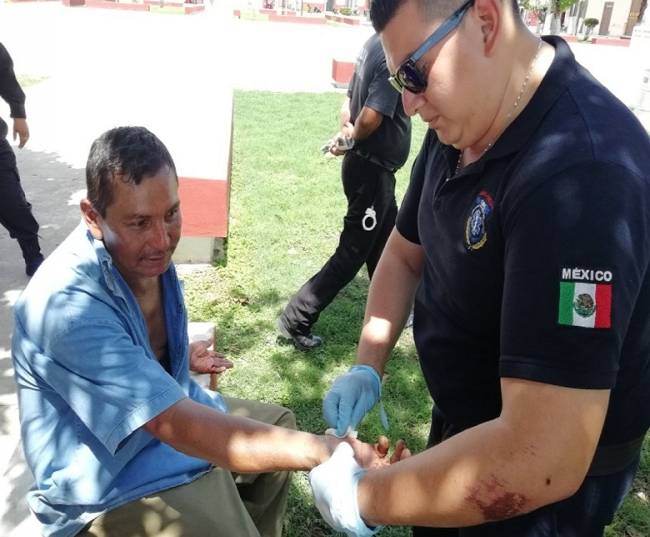 Yucatán: Un hombre con problemas de alcoholismo  se corta las muñecas, en Motul