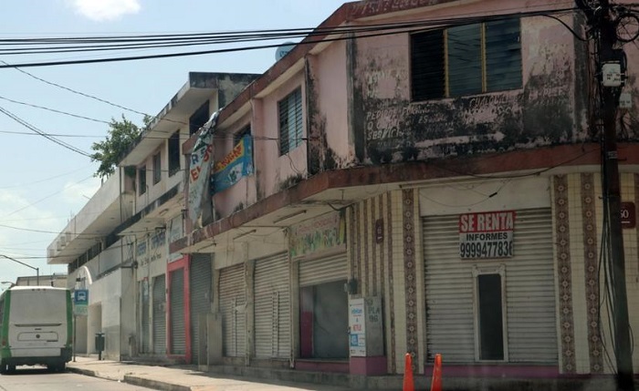 Mérida: Comercios del centro y norte de Mérida en quiebre total