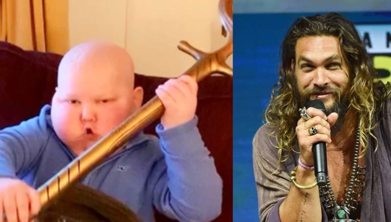 Actor de Aquaman cumple sueño de niño con cáncer cerebral