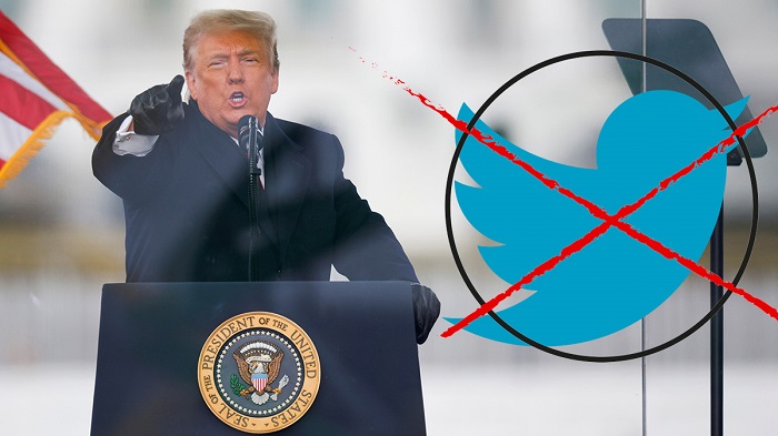 Twitter confirma veto permanente a Trump
