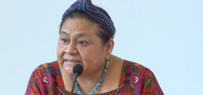 Rigoberta Menchú pidió a “los ancestros mayas” por la recuperación de Manzanero