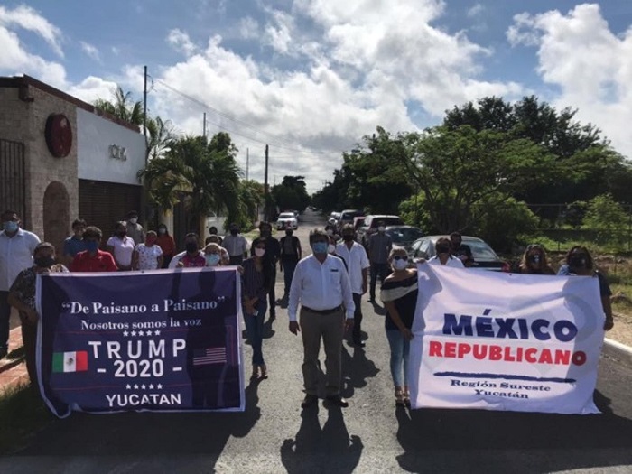 También hay yucatecos que apoyan la reelección de Donald Trump