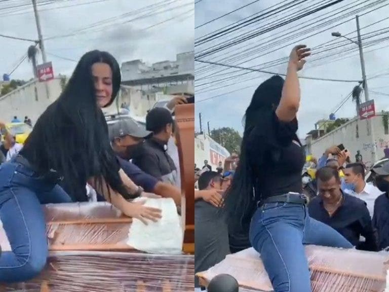 VIDEO: Mujer ‘perrea’ sobre ataúd de su amigo en pleno funeral