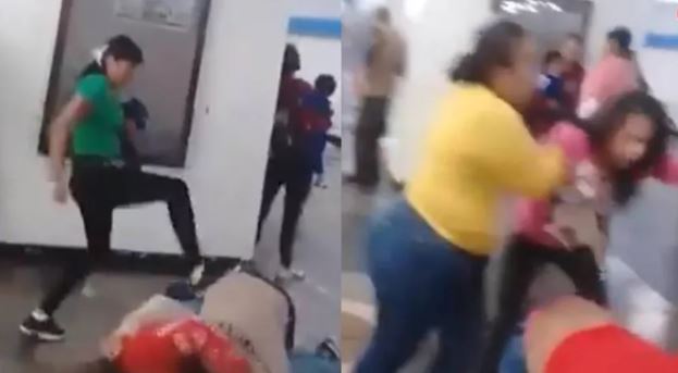 (VÍDEO) CdMx: Ambulantes se lían a golpes en Metro Hidalgo