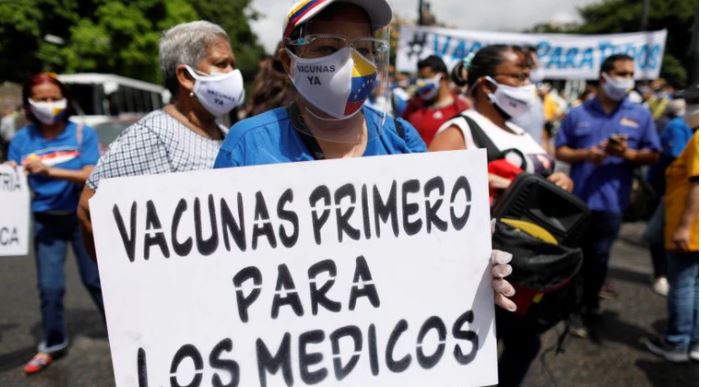 Iglesia: En Venezuela se vacuna sólo a quienes tienen afiliación con el chavismo