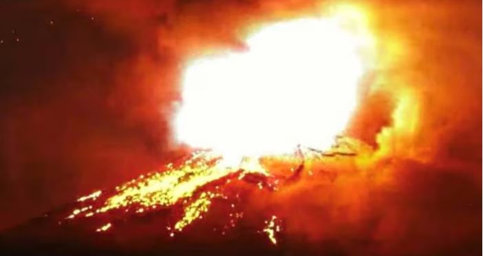 (VÍDEO) Popocatépetl registra 6 explosiones en menos de 8 horas