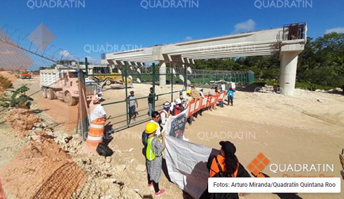 Enrejan obras del Tramo 5 del Tren Maya