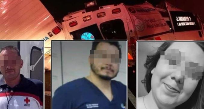 Mueren médico, enfermera y paramédico en accidente en la Monterrey-Laredo