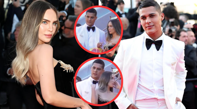 Belinda ignora a Luis Torres en Cannes: ¿Fue por maquillar a Ángela Aguilar?