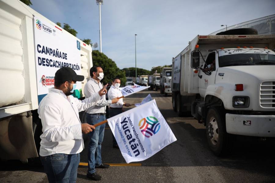 Inicia Segunda Campaña de Descacharrización en Mérida y sus comisarías