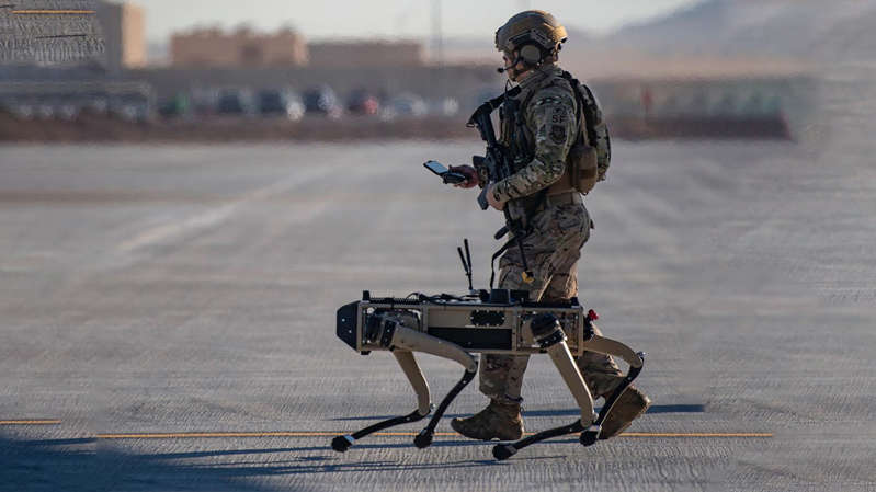 EE.UU. usará perros robots para patrullar su frontera