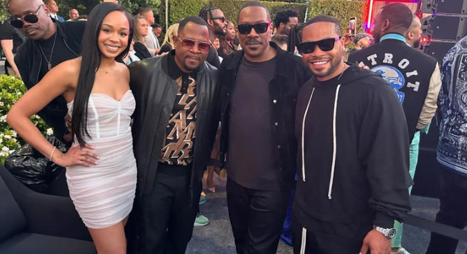 Eddie Murphy y Martin Lawrence se convierten en consuegros tras la boda de sus hijos