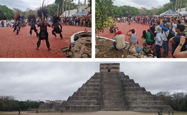 Pese al Frente Frío 41 asistieron casi 12,000 turistas a Chichén; no se vio el descenso de Kukulkán