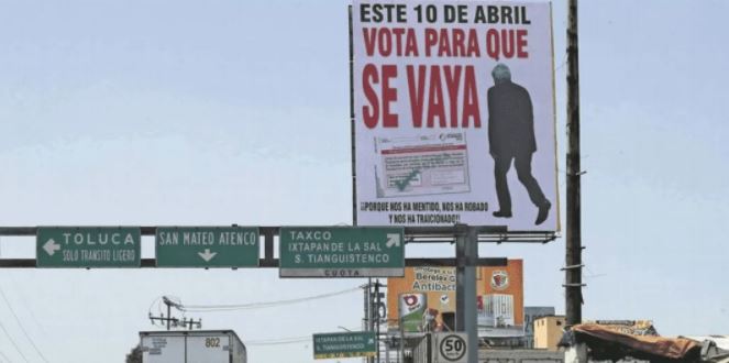 Morena decretó uso de propaganda y aparecen los que invitan a votar contra AMLO