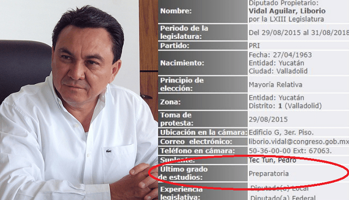 Critican a Liborio Vidal, secretario de Educación: "Sólo tiene bachillerato"