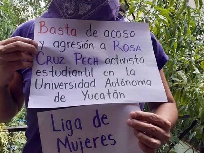 Joven activista recibe amenazas de muerte en Mérida