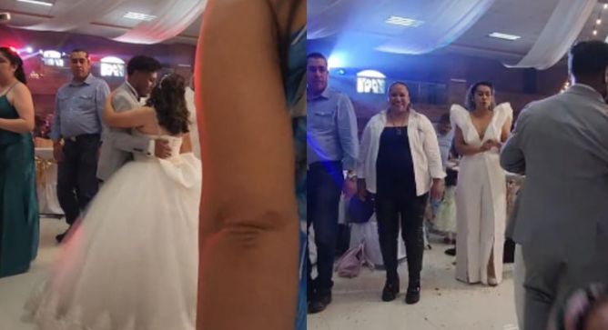 Llega en vestido blanco a una boda y la critican por querer “opacar a la novia”