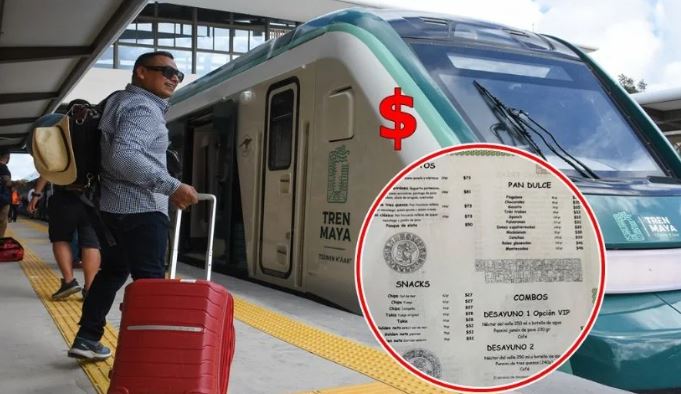 ¿Cuánto cuesta comer en el Tren Maya? Hay hasta gansitos