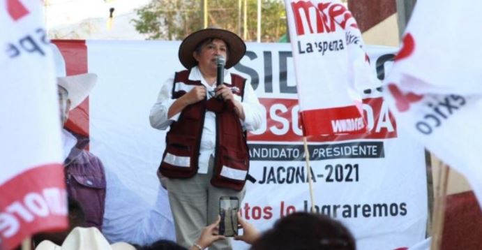 Candidata de Morena muere de un infarto durante gira proselitista