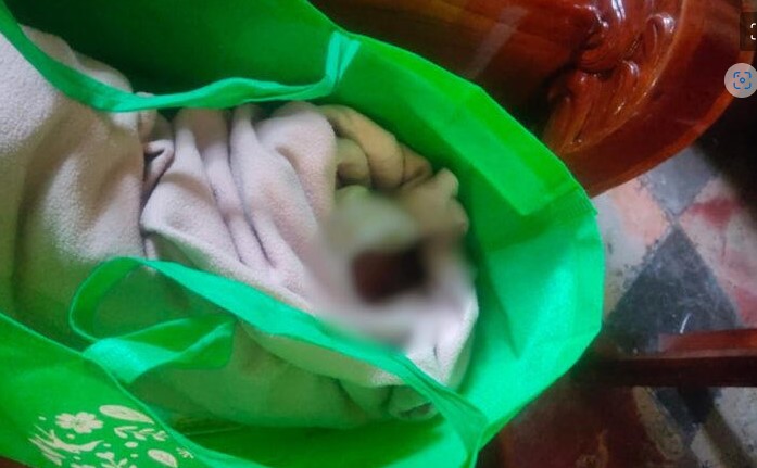 Abandonan a recién nacida dentro de una bolsa en parroquia de Tlaxcala