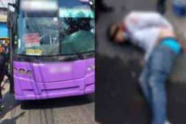 Policía frustra asalto a transporte público y sale herido; el ladrón fue golpeado