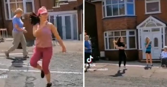 (VÍDEO) Mexicana pone a sus vecinos a bailar "La Chona" en Inglaterra