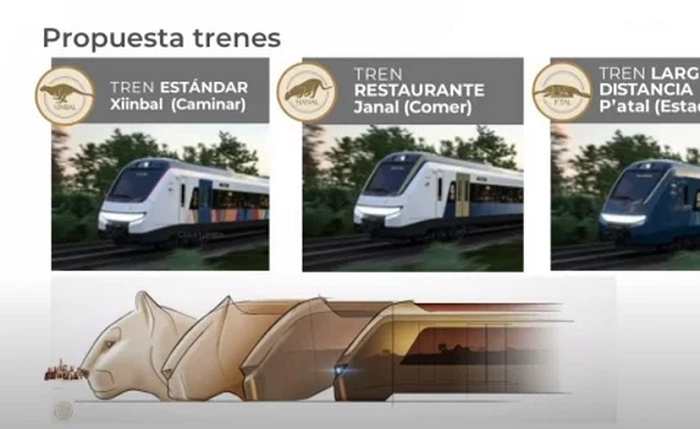 Tren maya de primera clase, con restaurante y hasta ¡ducha privada!