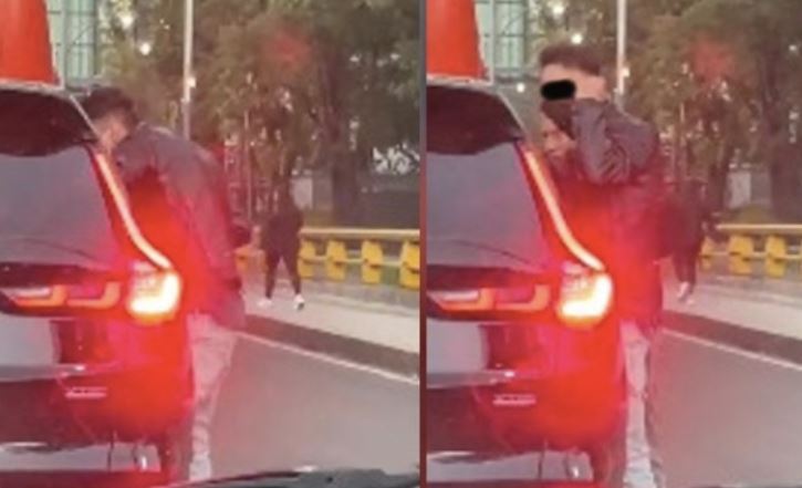 VIDEO: Así asaltó a automovilista en Paseo de la Reforma y así acabó