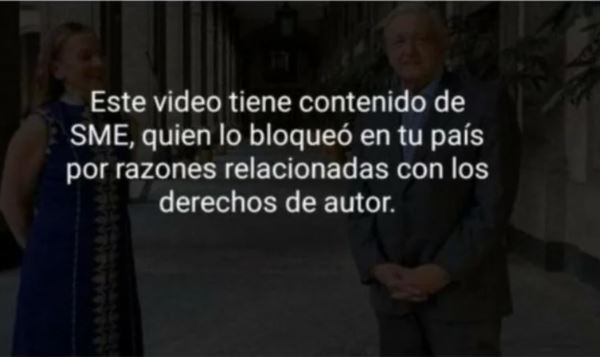 Por violar derechos de autor Facebook y Youtube retiran felicitación de AMLO