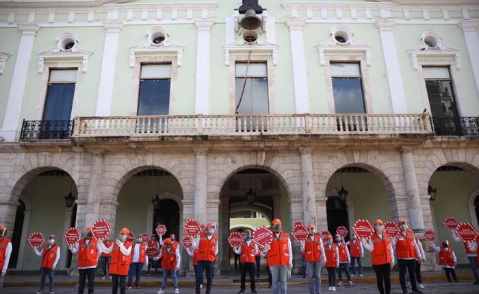 “Amigos de la Salud” recorren las calles de Yucatán para promover la higiene