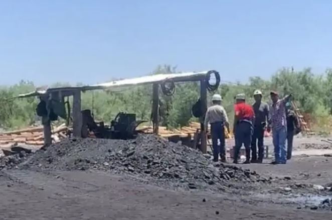 Coahuila: Trabajan en el rescate de mineros atrapados por un derrumbe