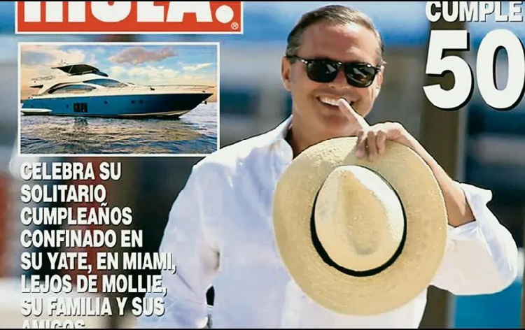 Luis Miguel estará solo en su yate con motivo de su cumpleaños por la Covid-19