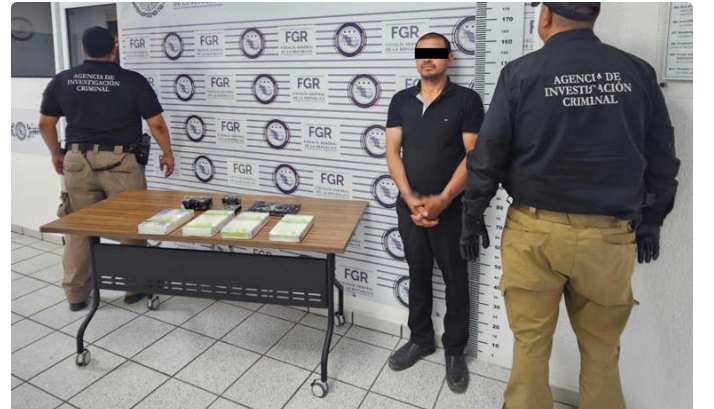 Cae sujeto que transportaba 4 kilos de fentanilo en un autobús