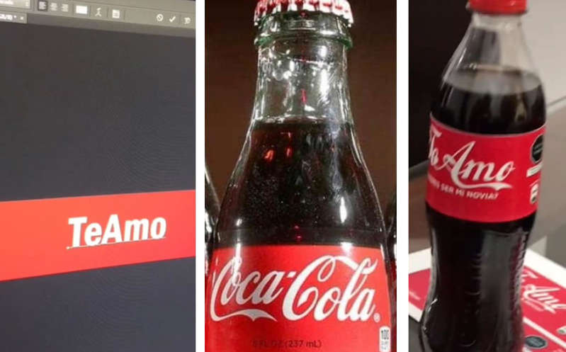 "¿Quieres ser mi novia?": Joven transforma etiqueta de Coca-Cola para confesar su amor