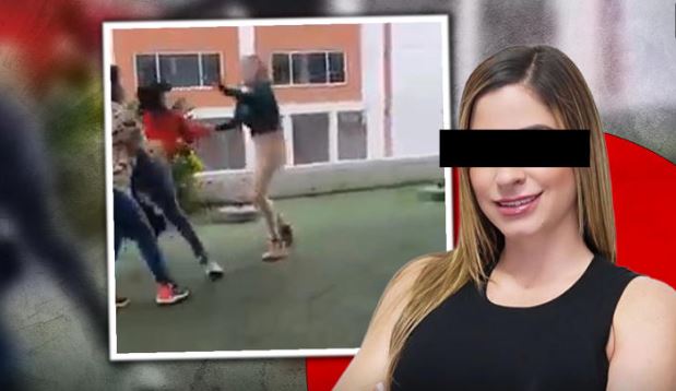 Madre de joven que golpeó a guardia en Puebla, protagonizó pelea en Morelos