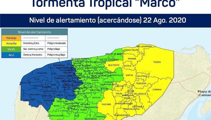 Alerta amarilla en Yucatán por tormenta y Vila emite recomendaciones