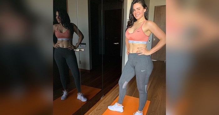 Luz Elena González luce cuerpazo en entallada ropa deportiva