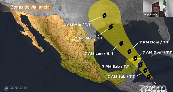 Dislate de Conagua: Dice que vigila los ríos de Campeche, Q. Roo y Yucatán por temporal