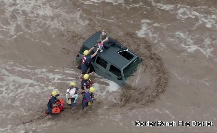 Gobernador de Arizona declara emergencia por inundaciones