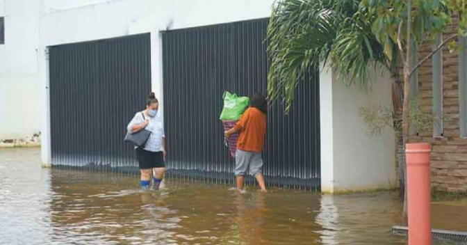 Aún hay inundaciones y no hay solución efectiva en Las Américas