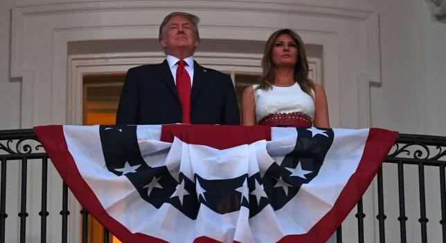 Trump celebró sin “sana distancia” el Día de la Independencia