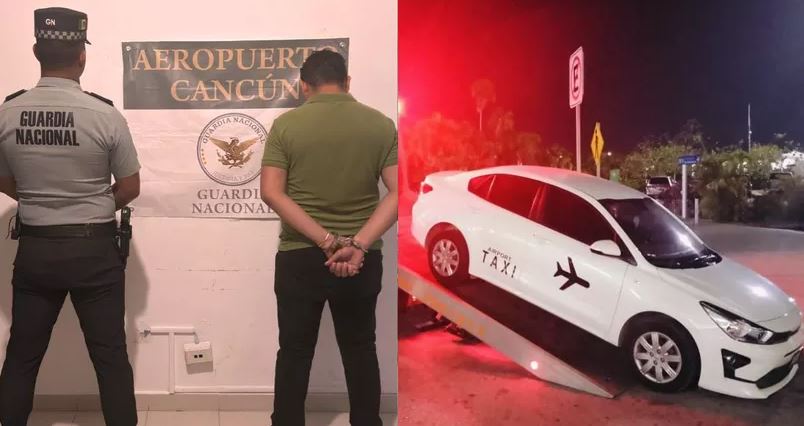 (VÍDEO) Cae taxista que estafó a turista canadiense en Aeropuerto de Cancún