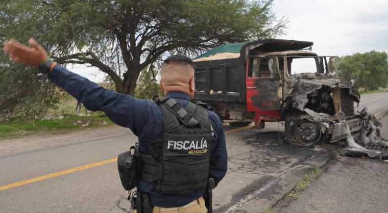 Según López Obrador la violencia en Michoacán fue un "acto de propaganda"
