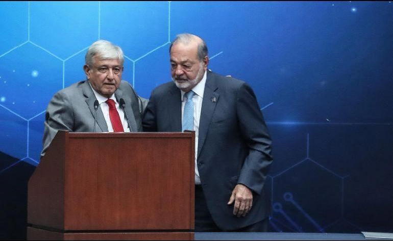 López Obrador revela que comió con Slim y que no coinciden en varios temas