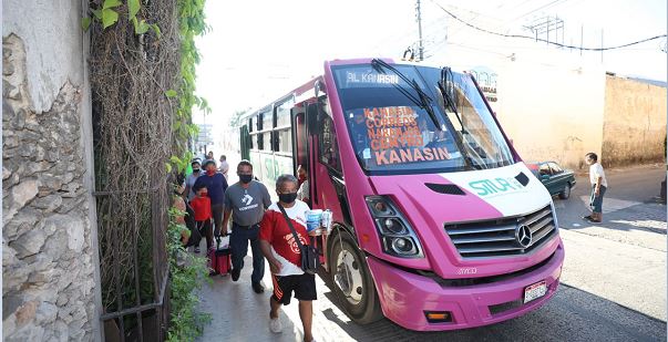 Mérrida: Con orden comienzan a funcionar nuevas zonas del transporte