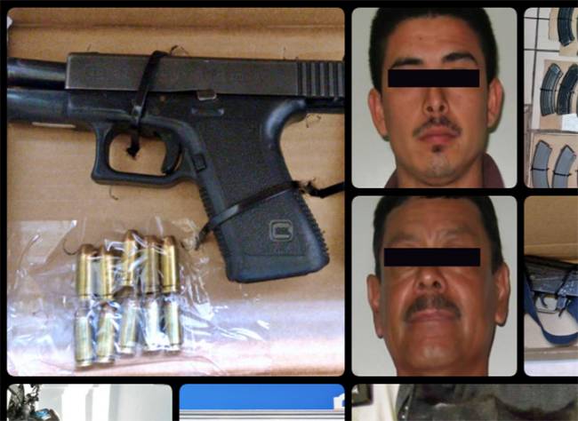 Decomisan armamento y narcóticos en Guaymas; hay dos detenidos