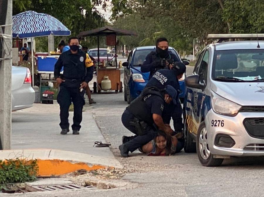 (VÍDEO) Tulum: Muere mujer que fue sometida por mujeres policías